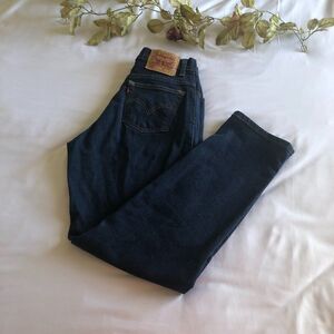 Levi's 550 Vintage Dark Wash High Waist Jeans Sz 6